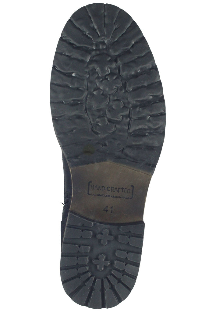 Bullboxer Stiefelette Leder/Textil Blau Warmfutter