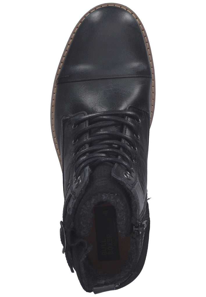 Bullboxer Stiefelette Leder/Textil Blau Warmfutter