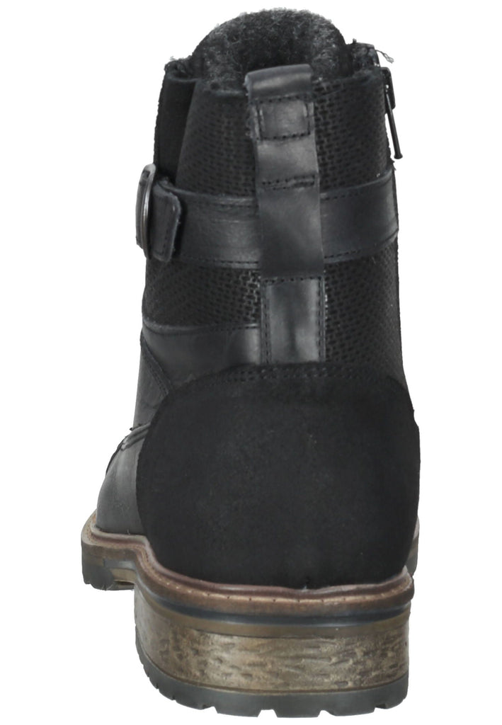 Bullboxer Stiefelette Leder/Textil Blau Warmfutter