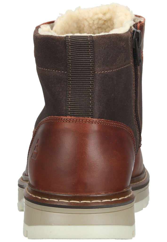 Bullboxer Stiefelette Leder/Textil Braun
