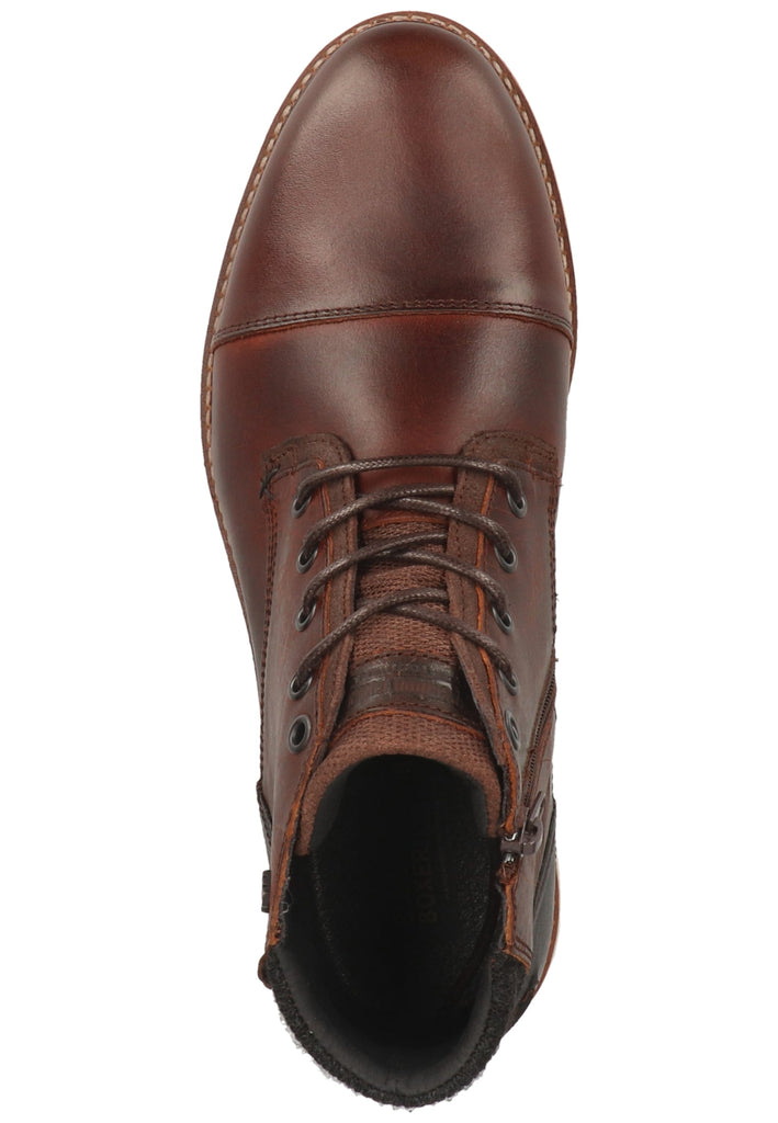 Bullboxer Stiefelette Leder/Textil Braun