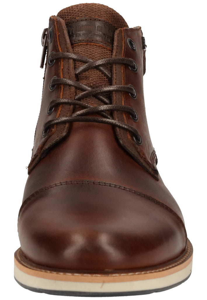 Bullboxer Stiefelette Leder/Textil Braun