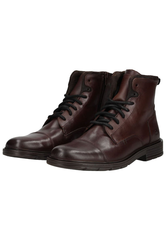 Bullboxer Stiefelette Leder/Textil Braun/Schwarz