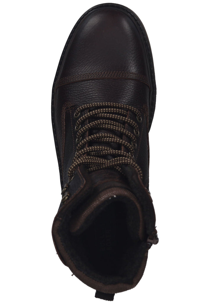 Bullboxer Stiefelette Leder/Textil Braun Warmfutter