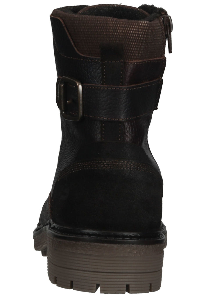 Bullboxer Stiefelette Leder/Textil Braun Warmfutter