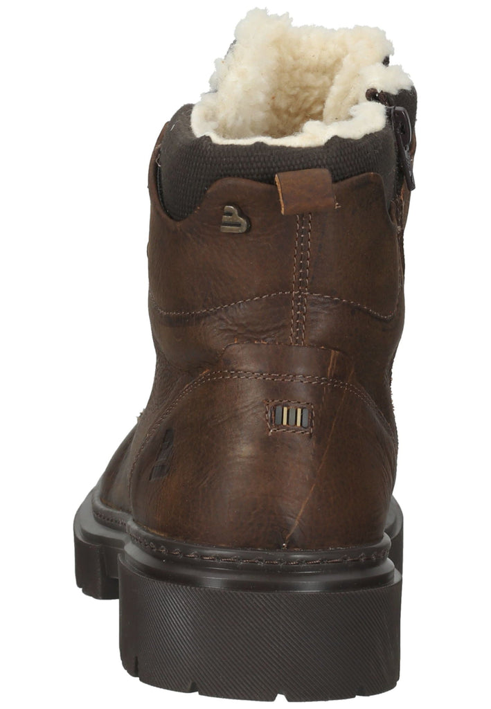 Bullboxer Stiefelette Leder/Textil Braun Warmfutter