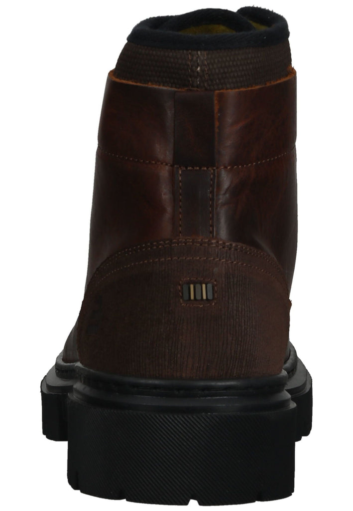 Bullboxer Stiefelette Leder/Textil Braun Warmfutter
