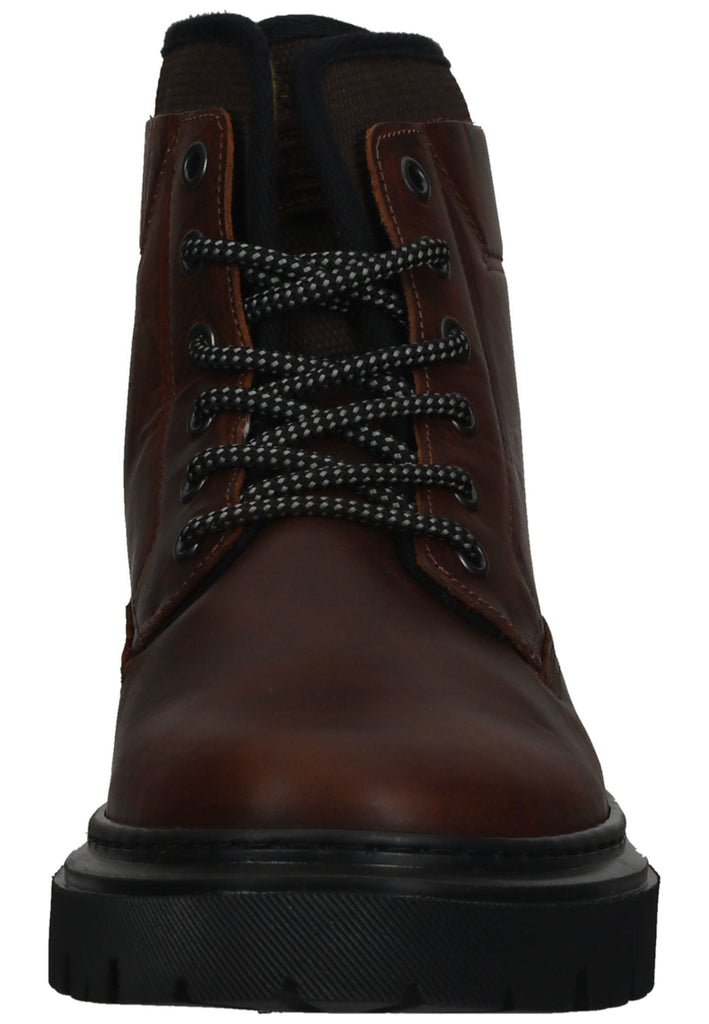 Bullboxer Stiefelette Leder/Textil Braun Warmfutter