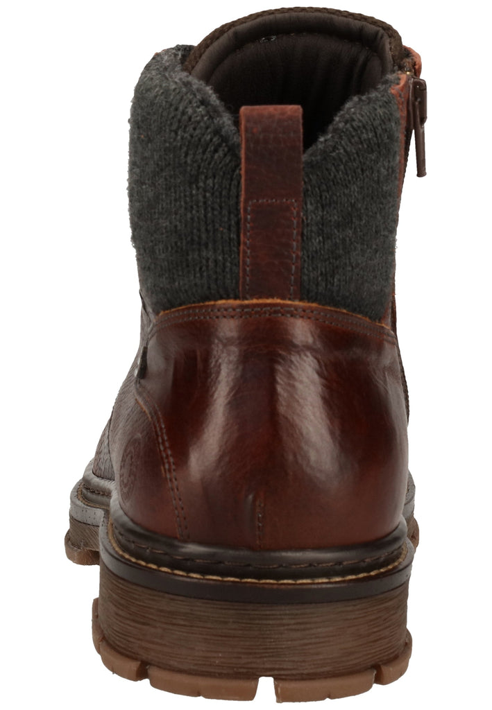 Bullboxer Stiefelette Leder/Textil Brown