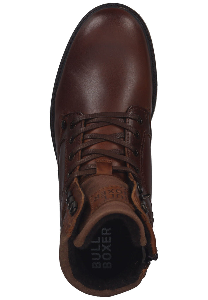 Bullboxer Stiefelette Leder/Textil Cognac