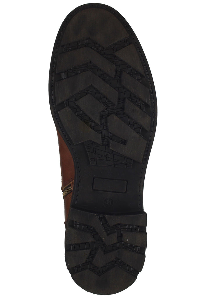 Bullboxer Stiefelette Leder/Textil Cognac