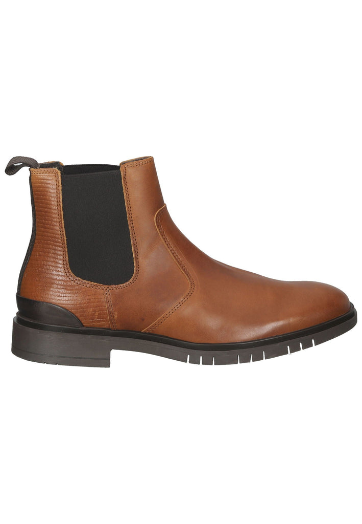 Bullboxer Stiefelette Leder/Textil Cognac
