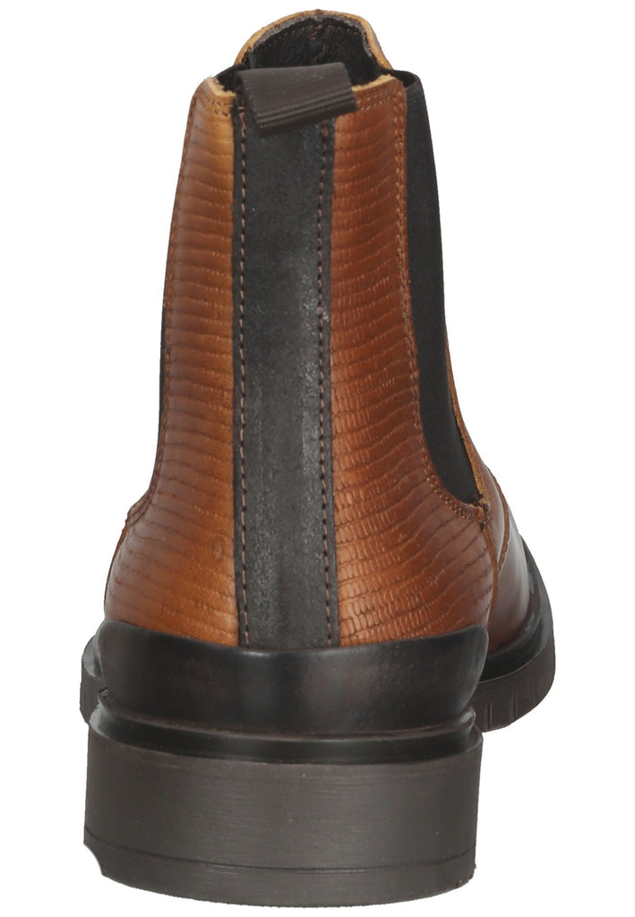 Bullboxer Stiefelette Leder/Textil Cognac