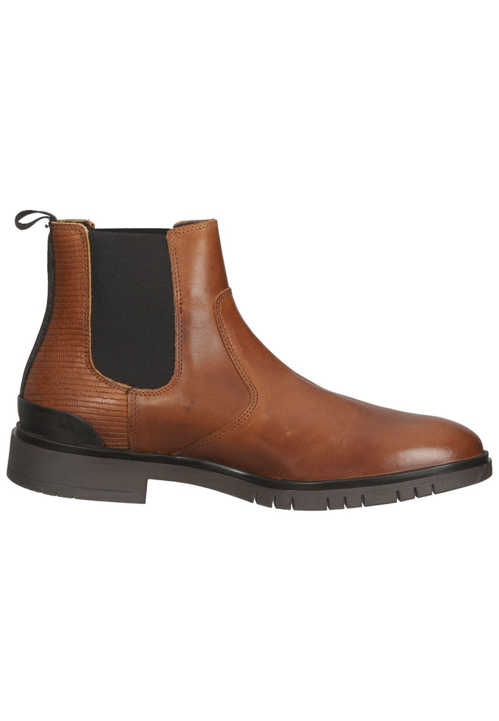Bullboxer Stiefelette Leder/Textil Cognac