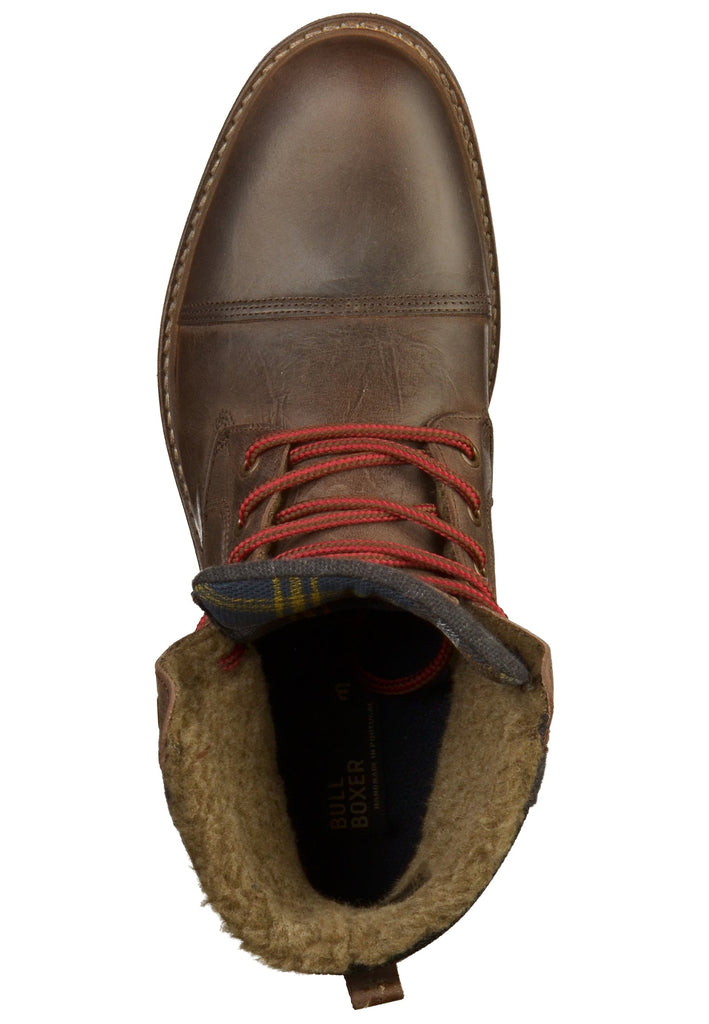 Bullboxer Stiefelette Leder/Textil Dunkelbraun