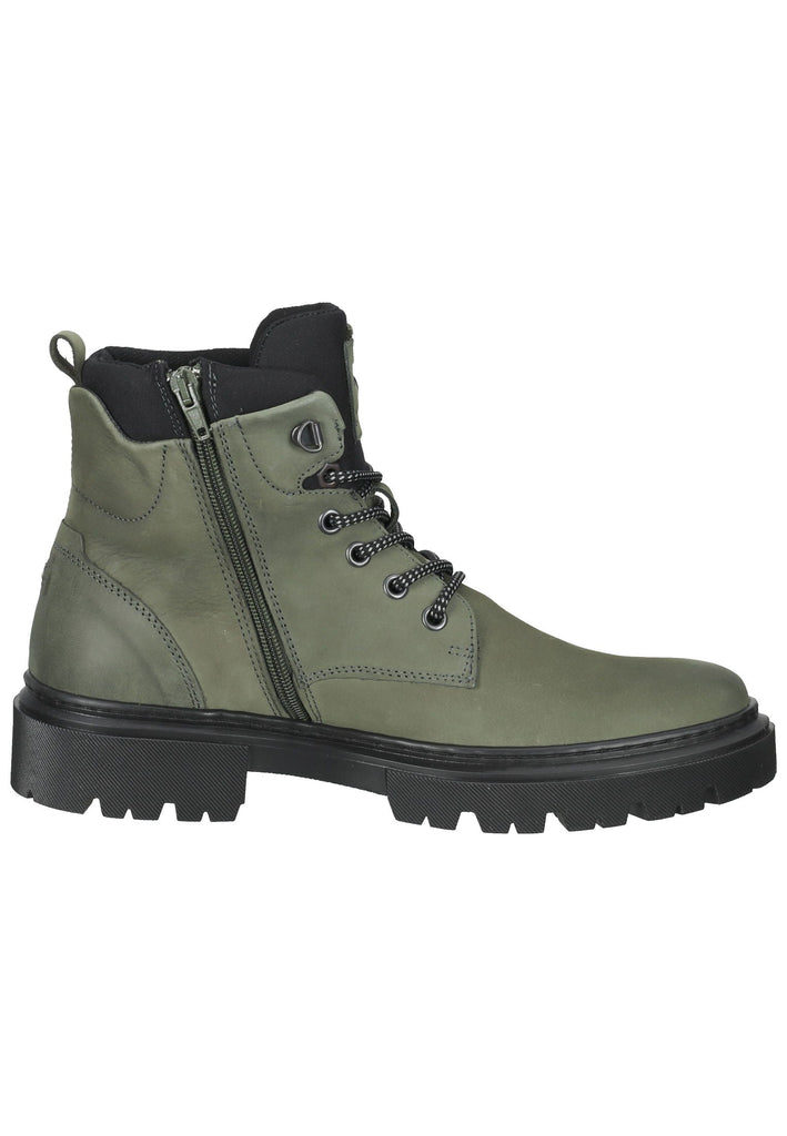 Bullboxer Stiefelette Leder/Textil Grün