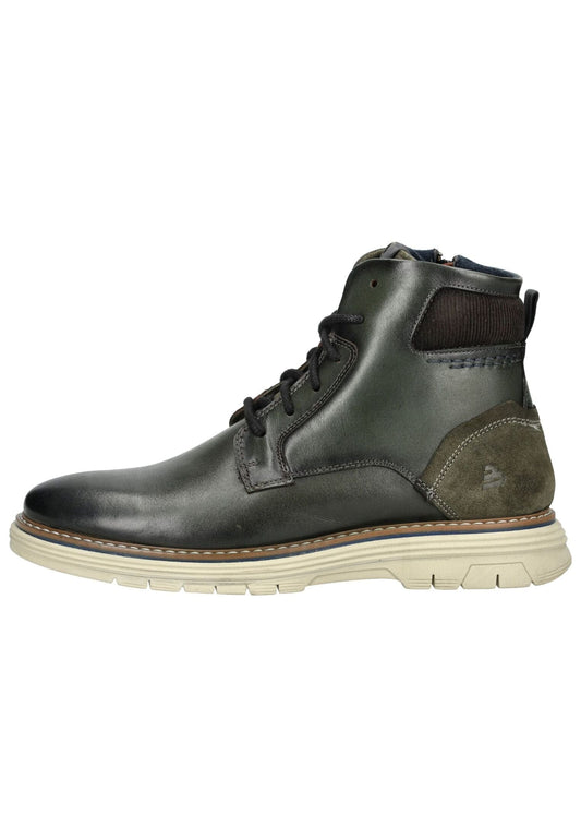 Bullboxer Stiefelette Leder/Textil Grün