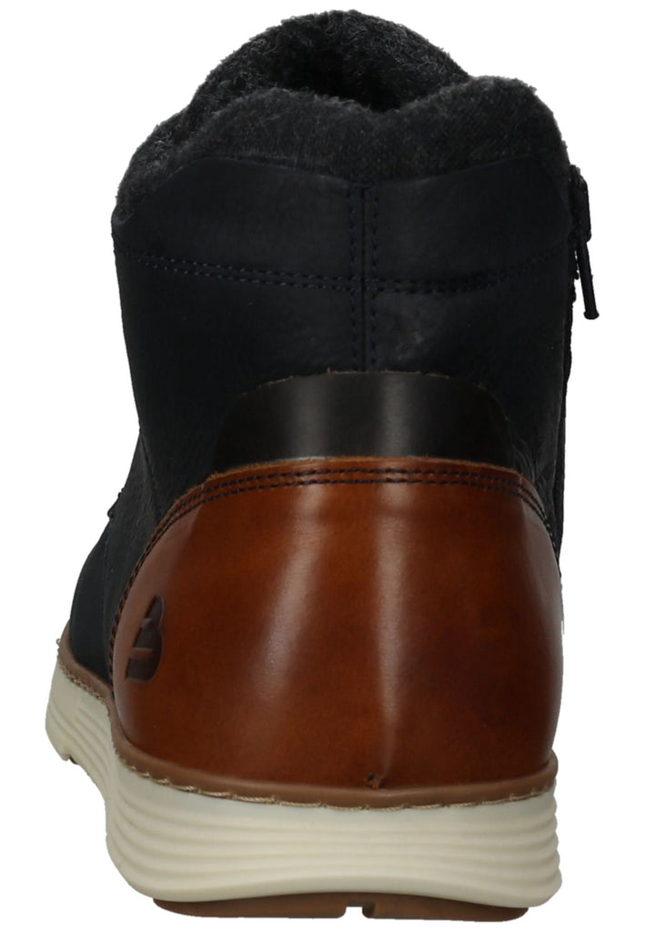 Bullboxer Stiefelette Leder/Textil Navy