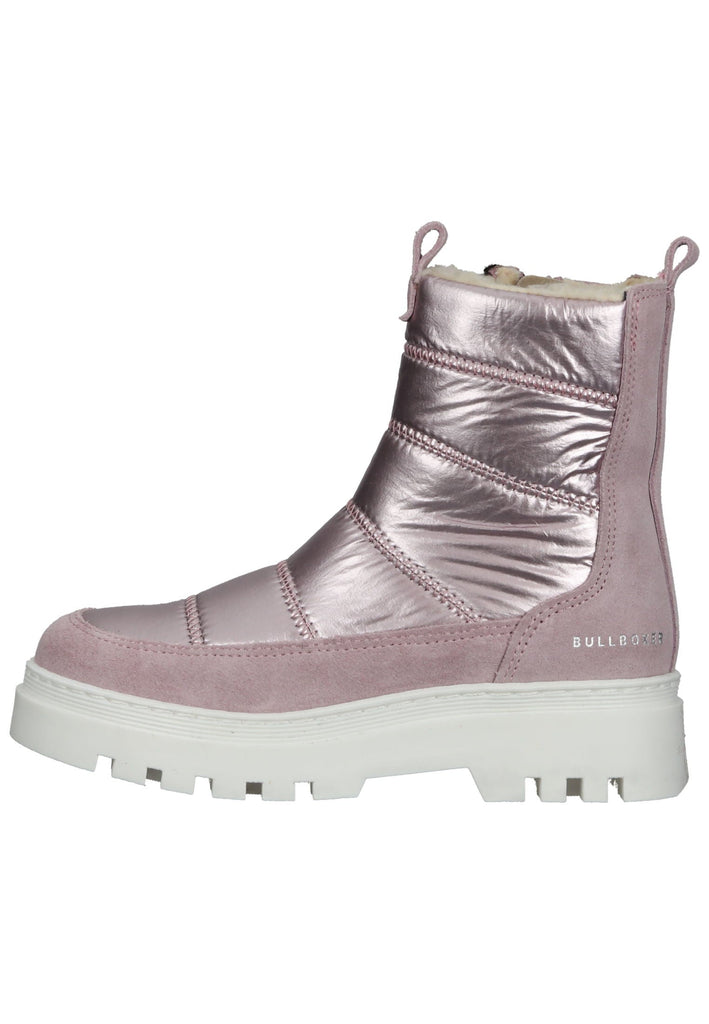 Bullboxer Stiefelette Leder/Textil Pink Warmfutter