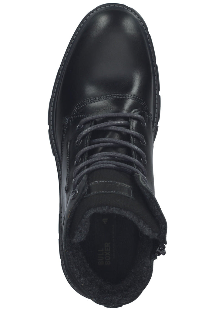 Bullboxer Stiefelette Leder/Textil Schwarz Warmfutter