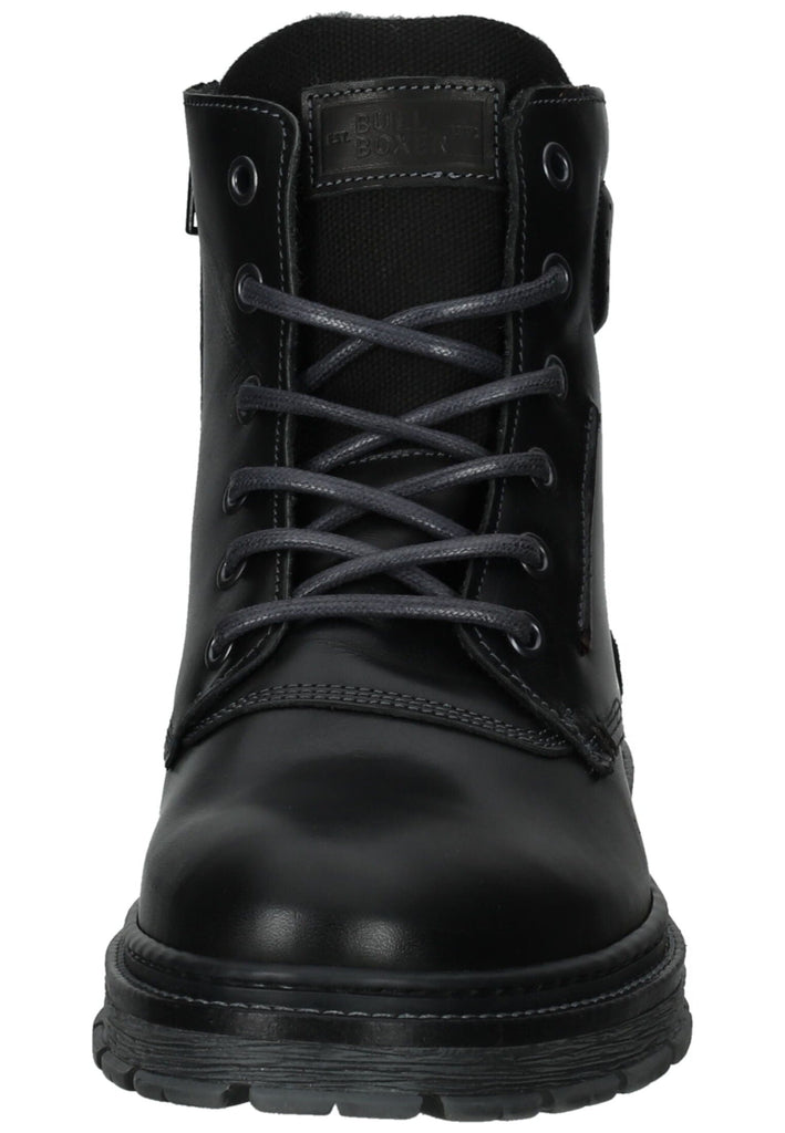 Bullboxer Stiefelette Leder/Textil Schwarz Warmfutter