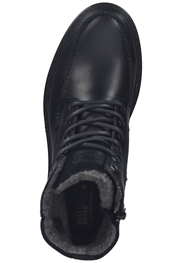 Bullboxer Stiefelette Leder/Textil Schwarz Warmfutter