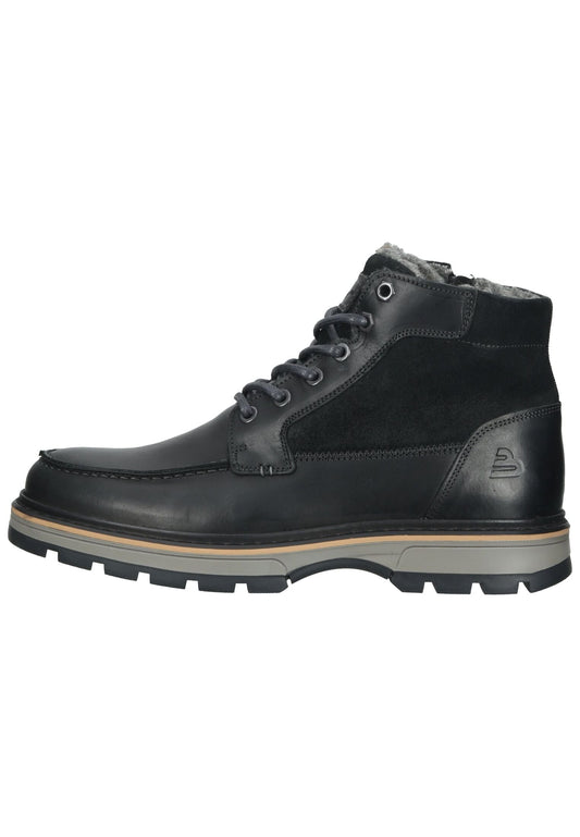 Bullboxer Stiefelette Leder/Textil Schwarz Warmfutter