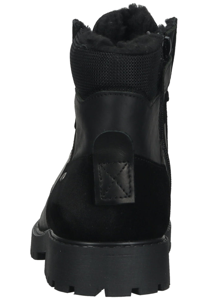 Bullboxer Stiefelette Leder/Textil Schwarz Warmfutter