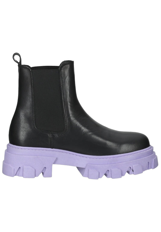 Bullboxer Stiefelette Leder Violett/Schwarz