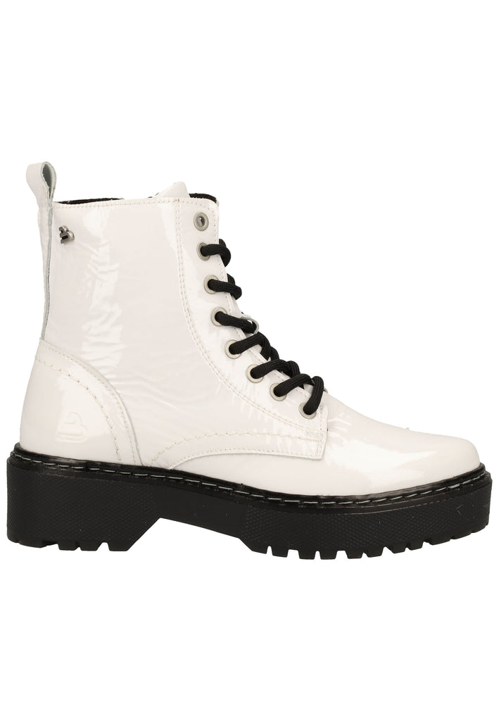Bullboxer Stiefelette Leder Weiß