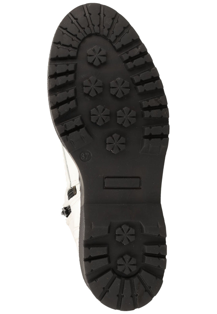 Bullboxer Stiefelette Leder Weiß