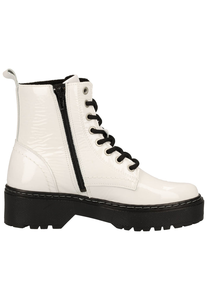 Bullboxer Stiefelette Leder Weiß
