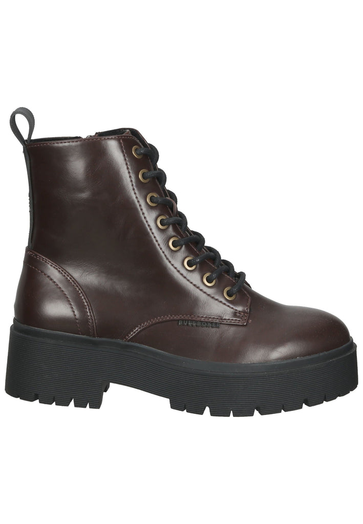 Bullboxer Stiefelette Lederimitat Braun