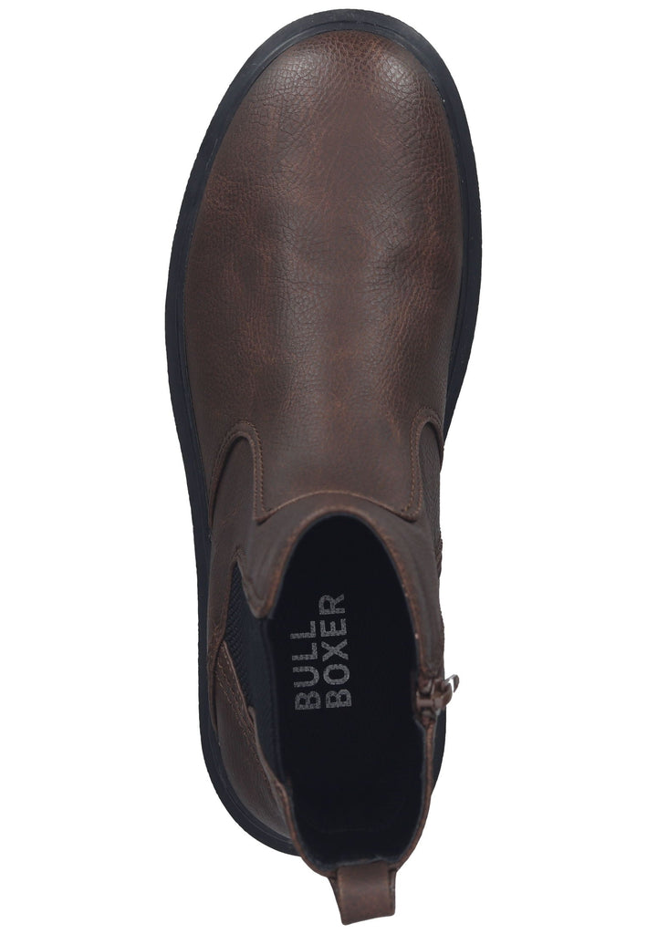Bullboxer Stiefelette Lederimitat Braun
