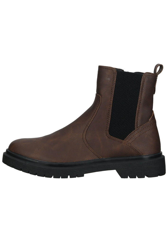 Bullboxer Stiefelette Lederimitat Braun