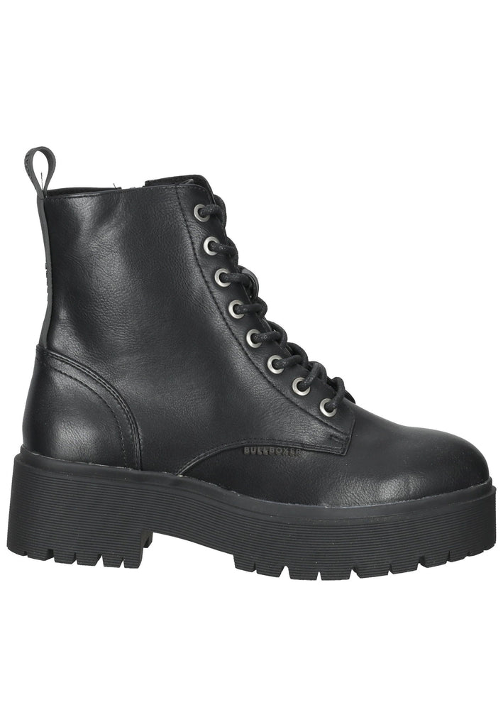 Bullboxer Stiefelette Lederimitat Schwarz