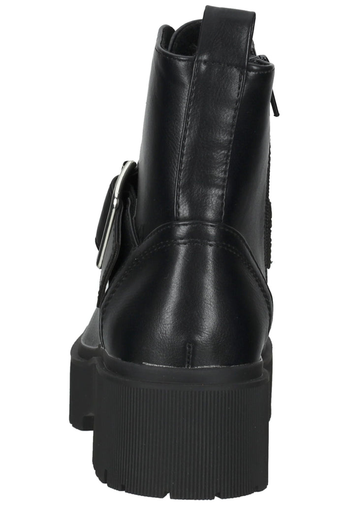 Bullboxer Stiefelette Lederimitat Schwarz