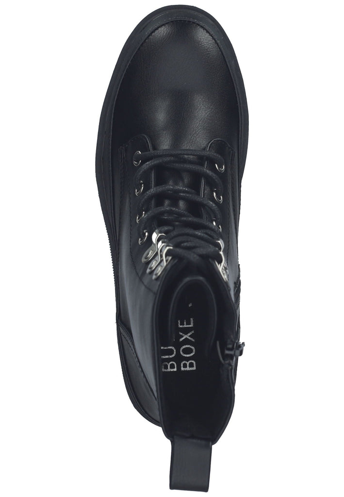 Bullboxer Stiefelette Lederimitat Schwarz