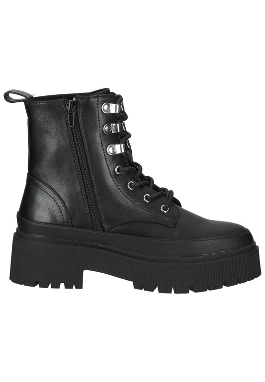 Bullboxer Stiefelette Lederimitat Schwarz