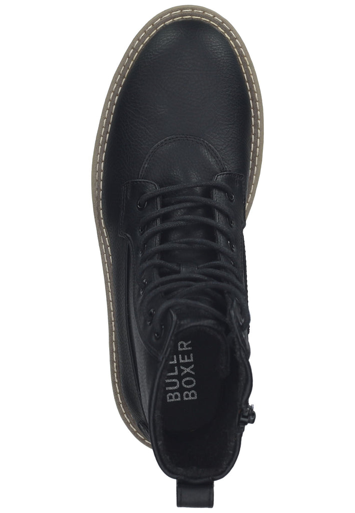 Bullboxer Stiefelette Lederimitat Schwarz