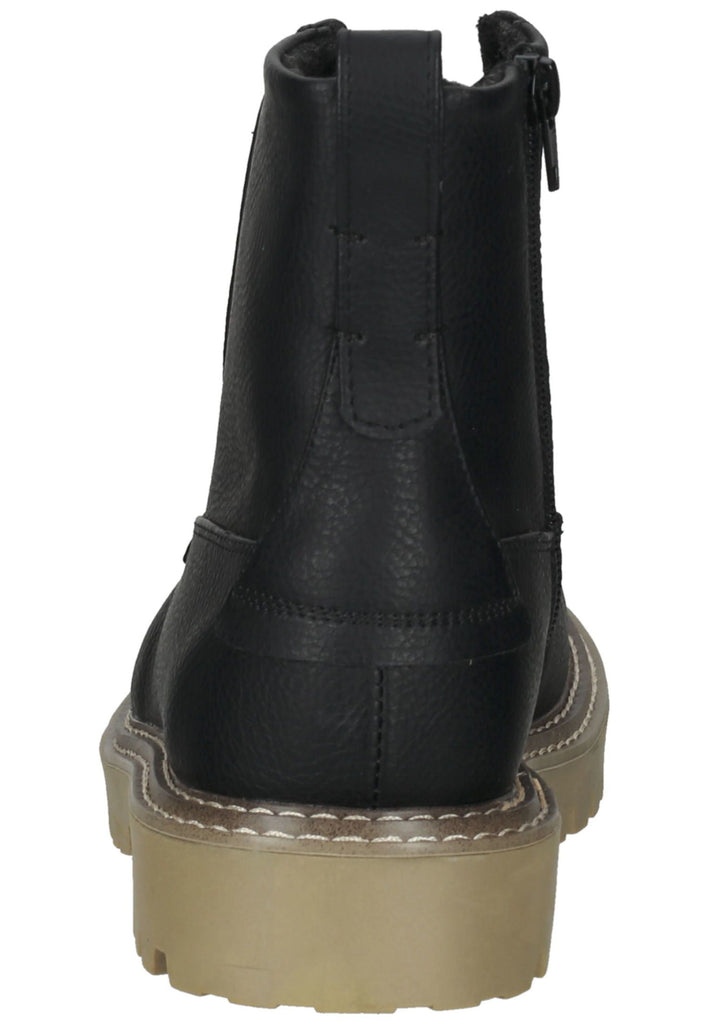 Bullboxer Stiefelette Lederimitat Schwarz