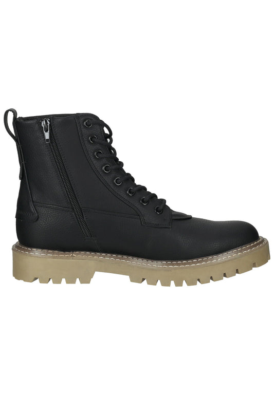 Bullboxer Stiefelette Lederimitat Schwarz