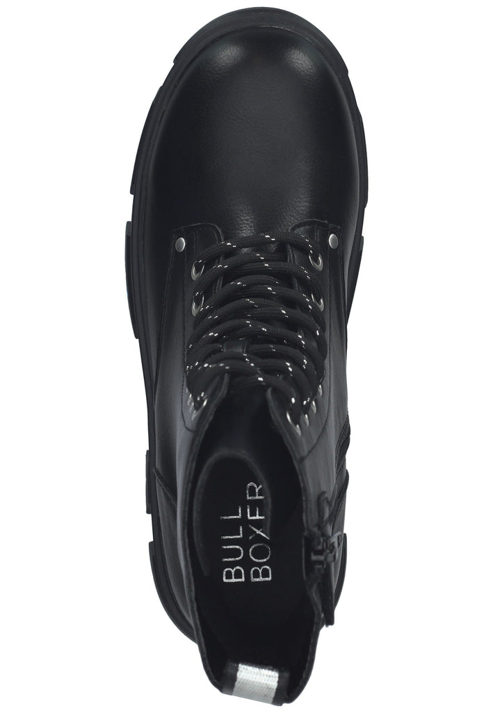 Bullboxer Stiefelette Lederimitat Schwarz