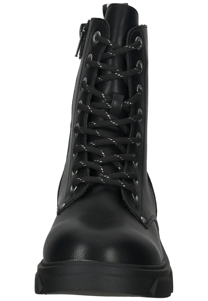 Bullboxer Stiefelette Lederimitat Schwarz