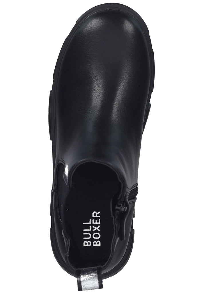 Bullboxer Stiefelette Lederimitat Schwarz