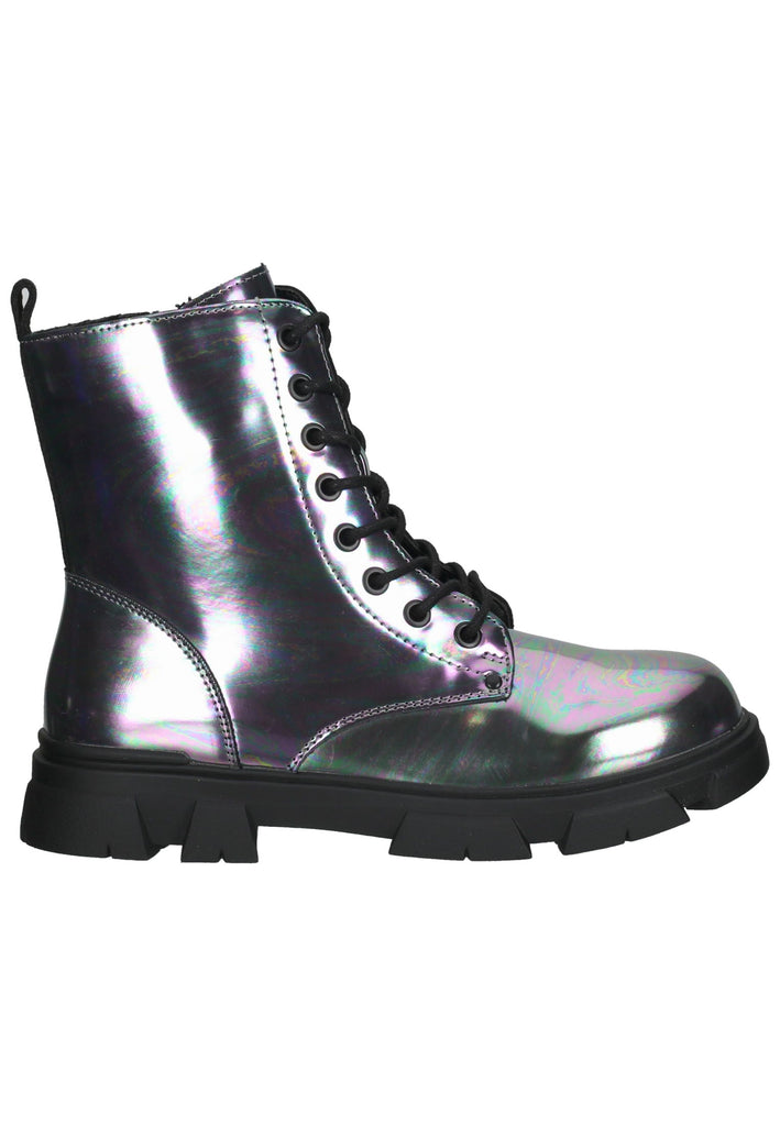 Bullboxer Stiefelette Lederimitat Silber