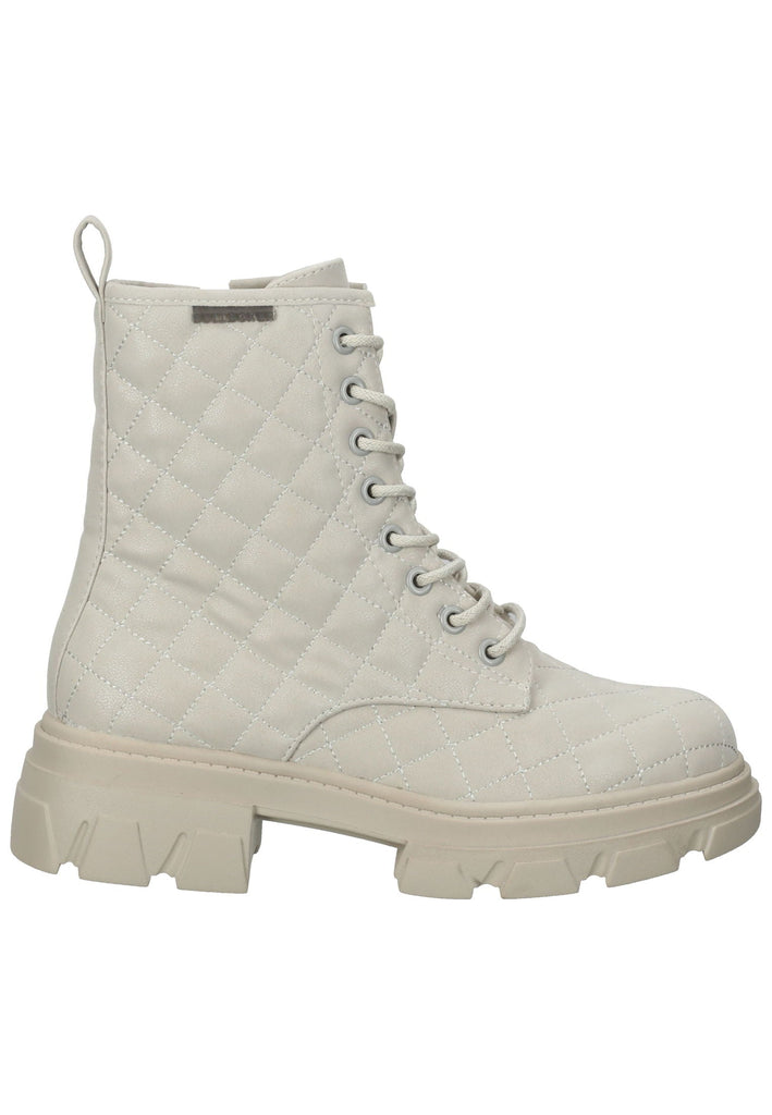 Bullboxer Stiefelette Lederimitat Weiß