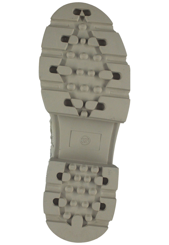 Bullboxer Stiefelette Lederimitat Weiß