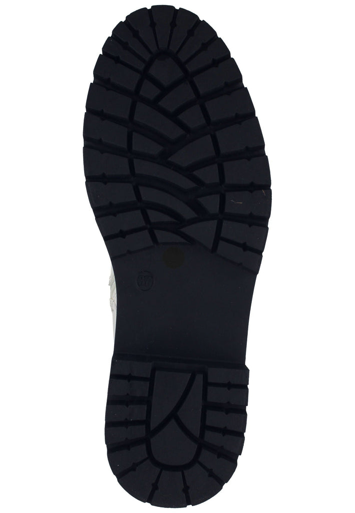 Bullboxer Stiefelette Lederimitat Weiß/Schwarz