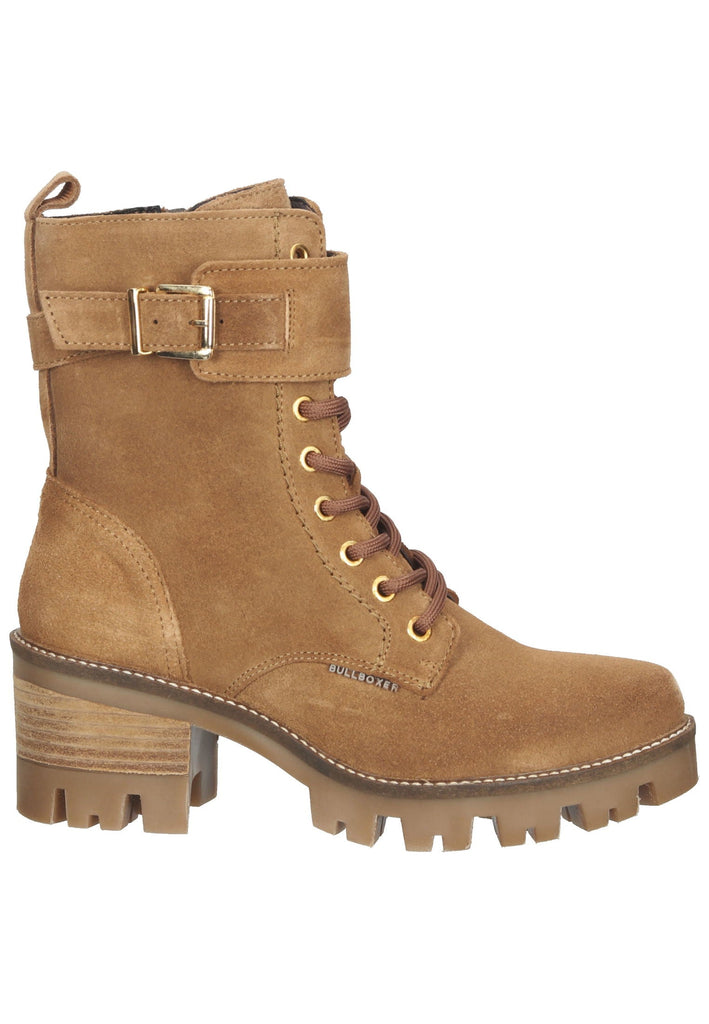 Bullboxer Stiefelette Veloursleder Cognac